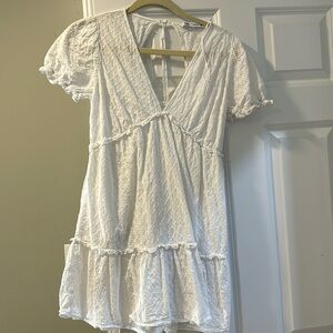 Zara white dress